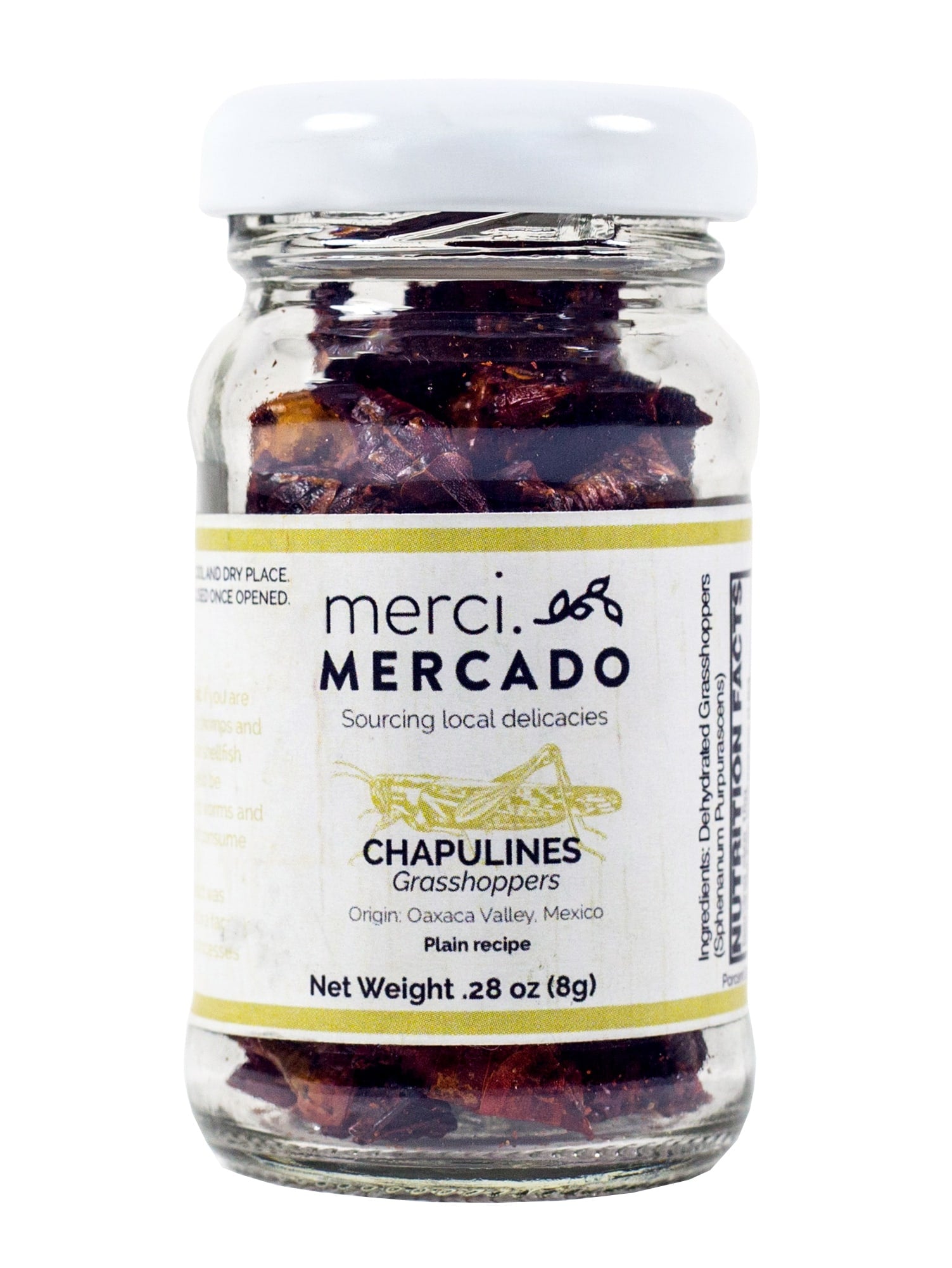 MerciMercado Chapulines Plain Recipe .28 Oz