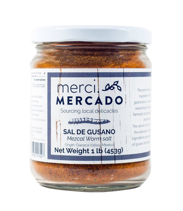 MerciMercado Mezcal Worm Salt 1 lb