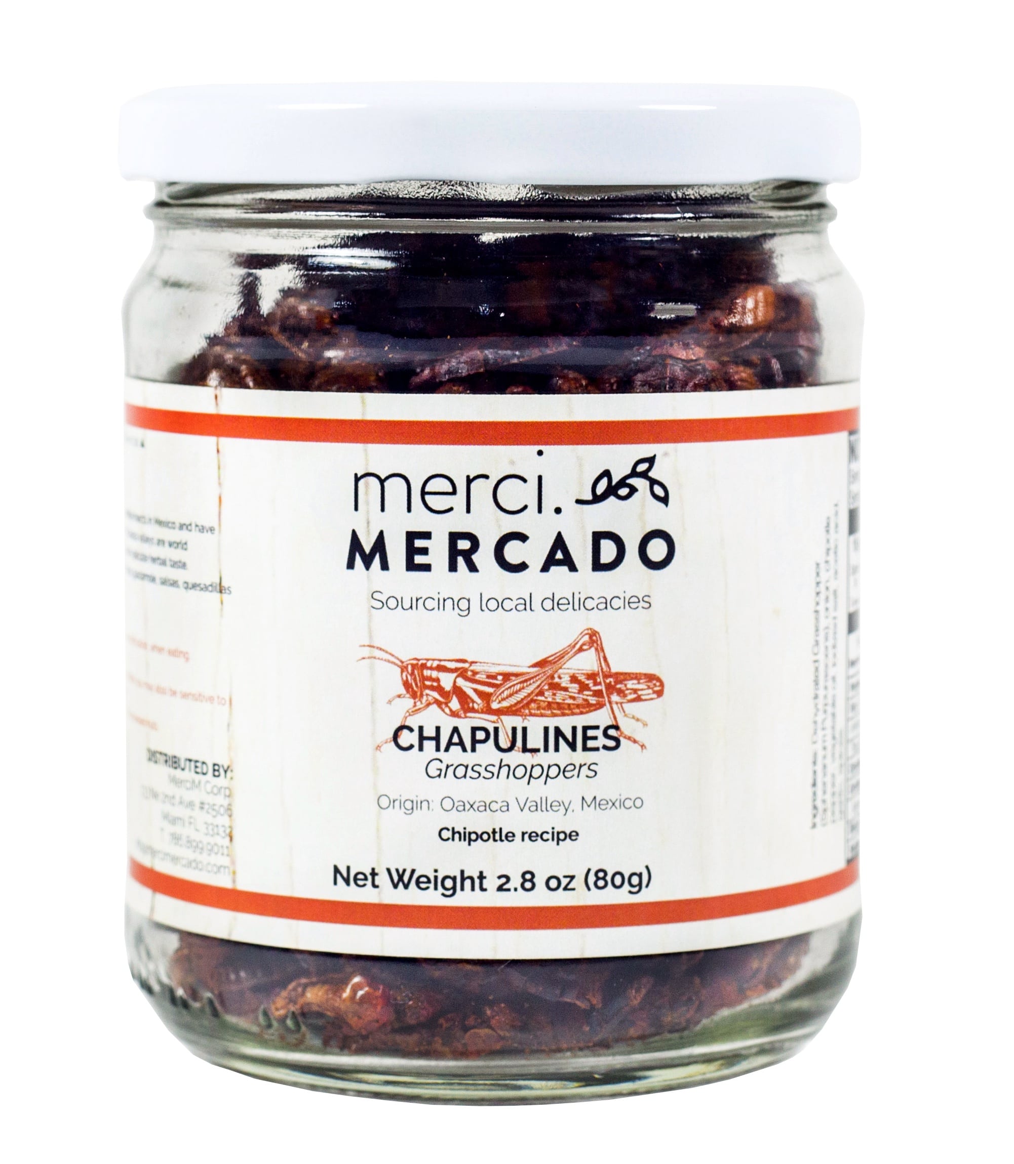 MerciMercado Chapulines Chipotle Recipe 2.8 Oz
