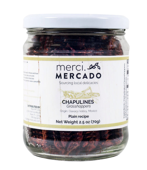 MerciMercado Chapulines Plain Recipe 2.5 Oz