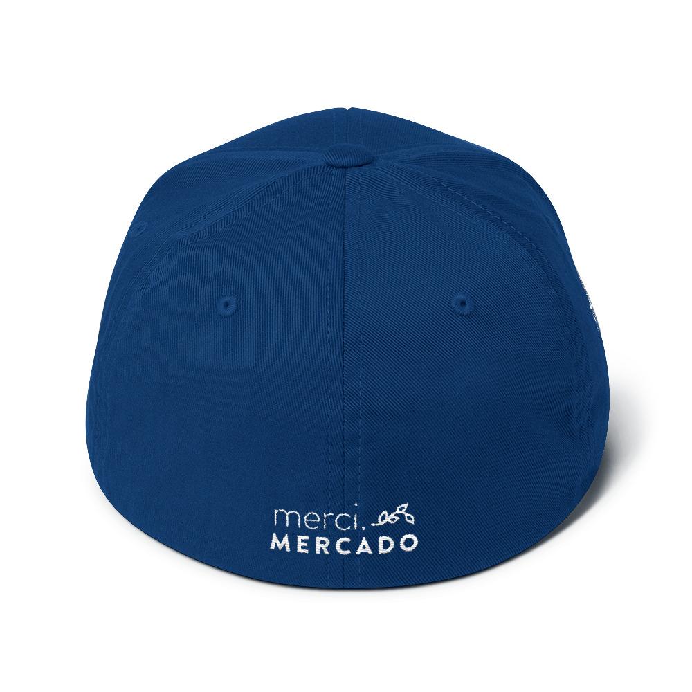 MerciMercado In chapulines We Trust Cap Back View Blue